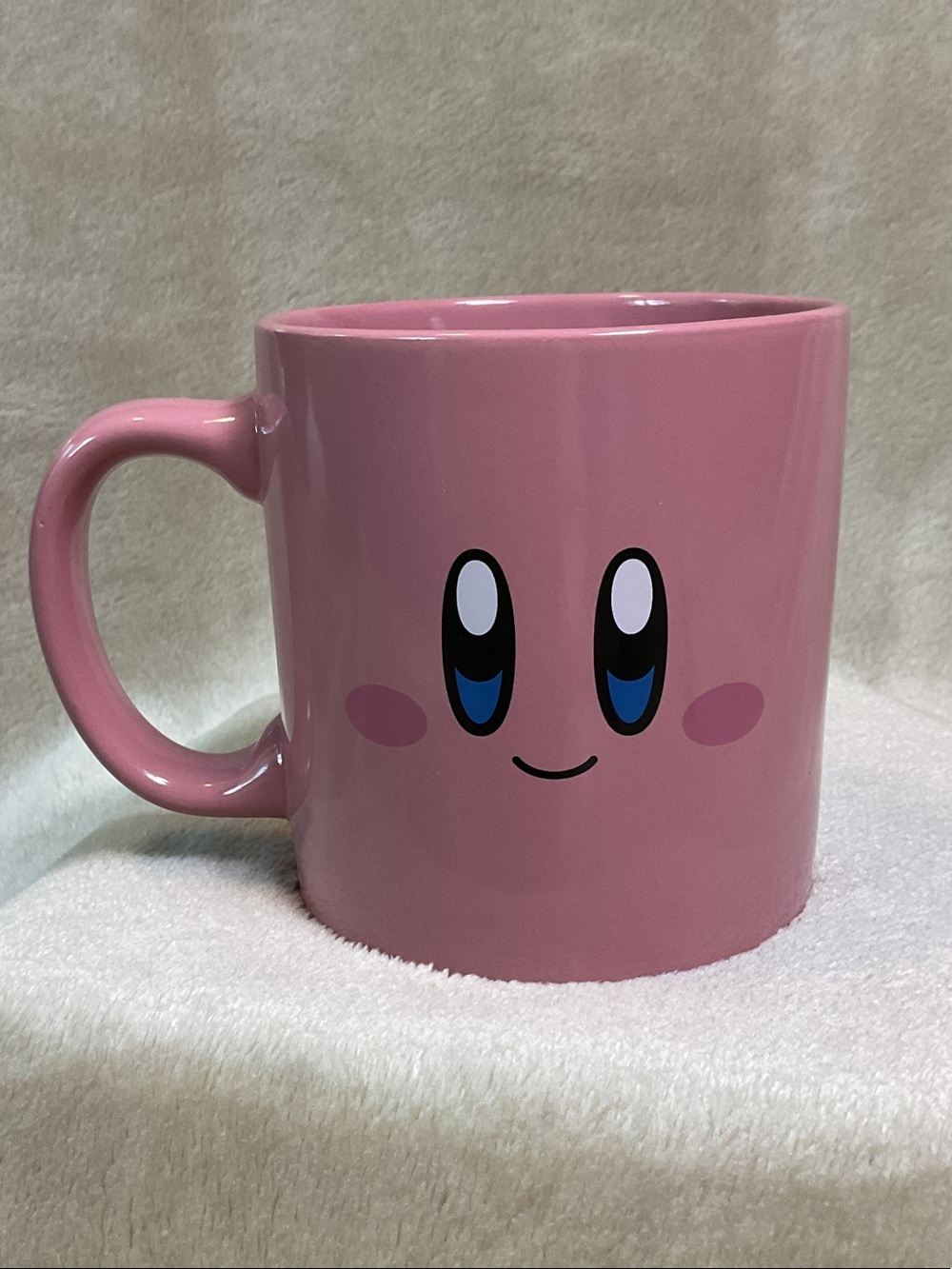 Kirby Big Face Pink Ceramic Character Mug -16oz